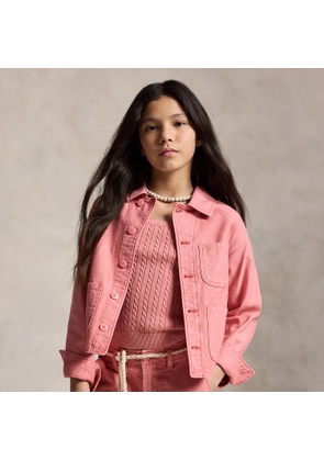 Reverse-Sateen Utility Jacket