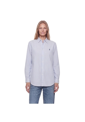 Classic Fit Striped Cotton Linen Shirt