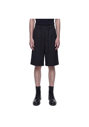 Stretch Wool Nylon Drawstring Shorts