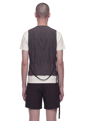 Lyocell Nylon Tailored Vest