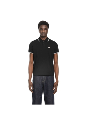 Logo Patch Cotton Polo Shirt