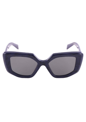 Prada Grey Irregular Ladies Sunglasses PR 14ZS 18D5Z1 50