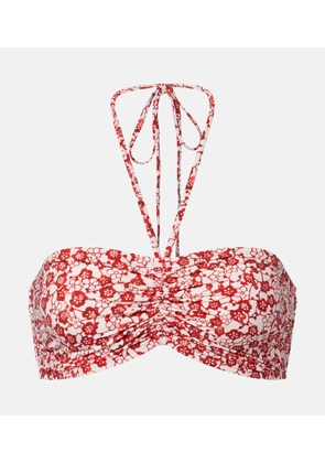Isabel Marant Salmage floral bikini top
