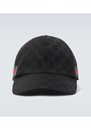 Gucci GG Canvas Web Stripe baseball cap