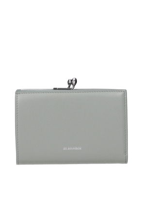 Jil Sander Green Leather Wallet