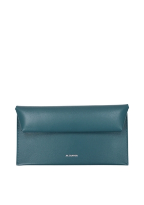 Jil Sander Blue Leather Wallet
