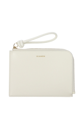 Jil Sander Beige Leather Wallet
