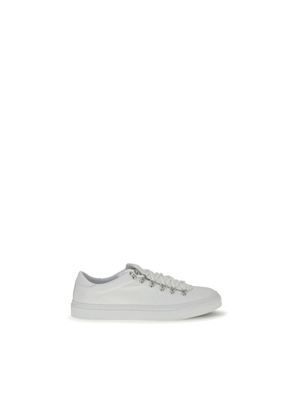 Diemme White Calf Leather Bos Taurus Athletic Sneakers - EU40/US7