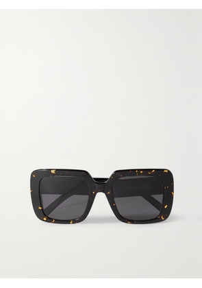 DIOR Eyewear - Wildior S3u Square-frame Tortoiseshell Acetate Sunglasses - Black - One size