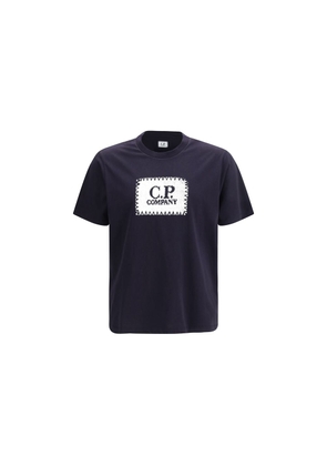 C.P. Company Blue Cotton T-Shirt - L