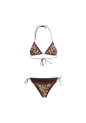 Oséree Brown Polyamide Bikini - M