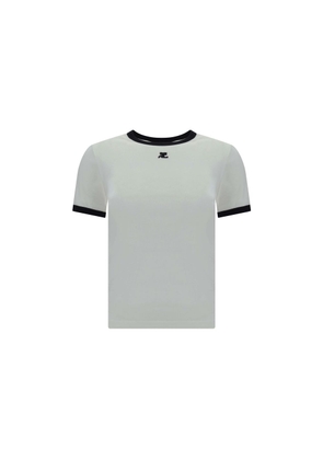 Courrèges White Cotton T-Shirt - L