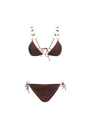 Oséree Brown Polyamide Bikini - M