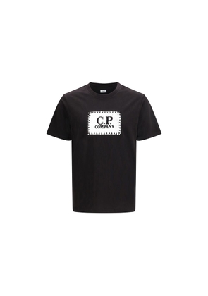 C.P. Company Black Cotton T-Shirt - L