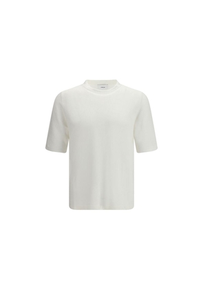 Lardini White Linen T-Shirt - L