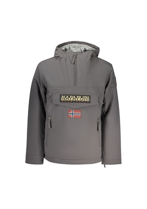 Napapijri Grigio Poliammide Men's Jacket - L
