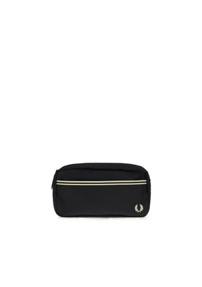 Fred Perry Black Recycled Polyamide Shoulder Bag