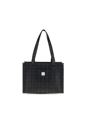 MCM Black Fabric Handbag