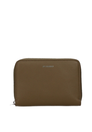Jil Sander Brown Leather Wallet