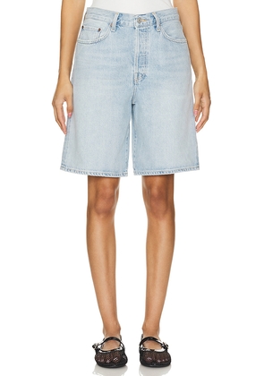 AGOLDE Risha Short in Denim-Light. Size 24. Also in 25.