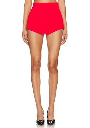 Amanda Uprichard x REVOLVE Kelso Shorts in Red. Size M. Also in S, XS.