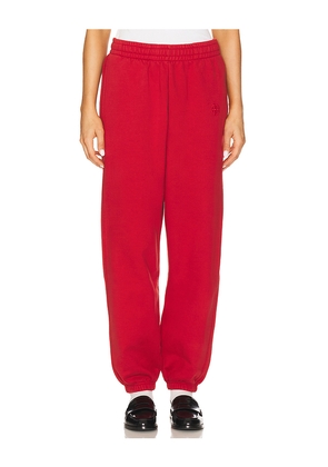 ANINE BING Karter Jogger in Red. Size XS. Also in S.