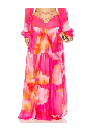 Cin Cin Song Butterfly Skirt in Pink. Size XL. Also in L.