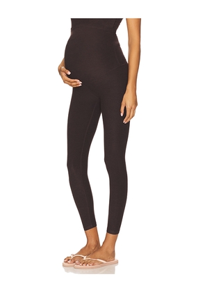 Beyond Yoga Spacedye Love The Bump Maternity Midi Legging in Brown. Size S. Also in XL, XS.