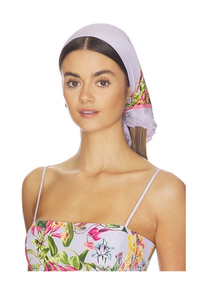 HEMANT AND NANDITA Scarf in Lavender.