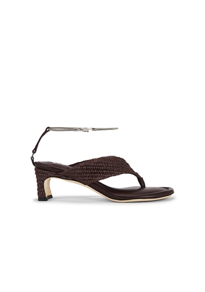 BY FAR Dasha Raffia Heel in Purple. Size 36. Also in 37, 38, 39, 40, 41.