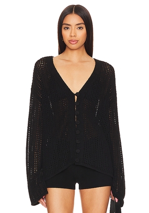 House of Harlow 1960 x REVOLVE Salene Mesh Cardigan in Black. Size S. Also in M.