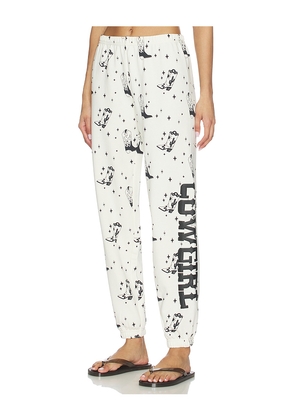 BEACH RIOT Nash Sweatpant in White. Size L. Also in M, S, XS.