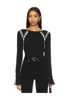 Free People Lost Love Long Sleeve in Black. Size L. Also in M.