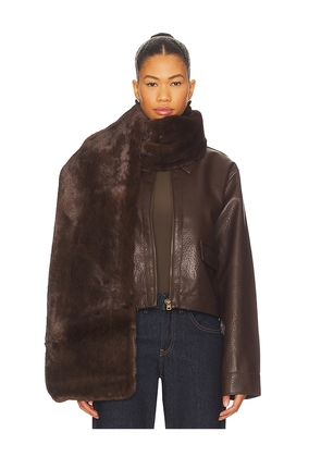 Free People Snow Angel Scarf in Brown.