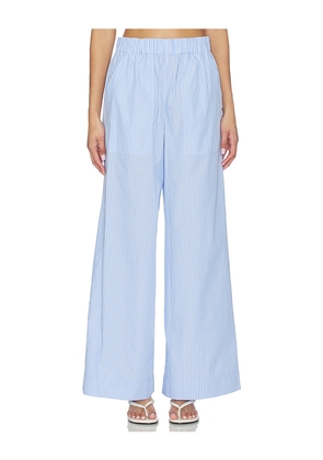 SIMKHAI Arden Pull On Pant in Blue. Size L. Also in M, S, XS.