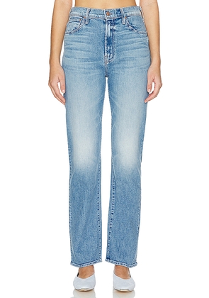 MOTHER The Ditcher Zip Flood Jeans in Denim-Light. Size 28. Also in 24.