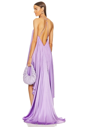 Michael Costello x REVOLVE Generosity Dress in Purple. Size XL. Also in L, M, S, XS.