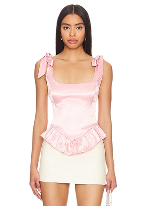 MORE TO COME Cecilia Corset Top in Blush. Size S. Also in XS.