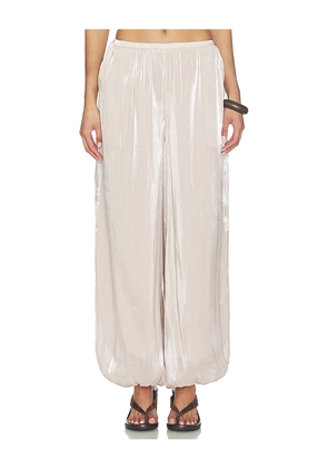 MORE TO COME Tilly Balloon Pant in Beige. Size L. Also in M, S, XL, XS, XXS.