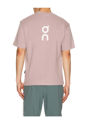 On Club-T in Mauve. Size M. Also in L, S, XL/1X.