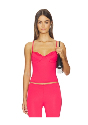 Only Hearts Rose Underwire Cami Top in Red. Size L. Also in M, S, XS.