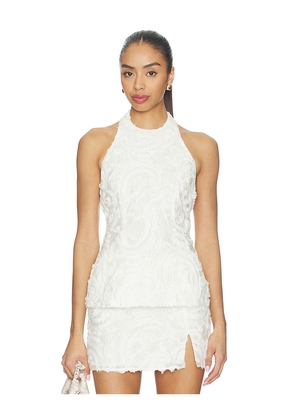 Lovers and Friends Lacy Top in White. Size L. Also in M, S, XL, XS, XXS.