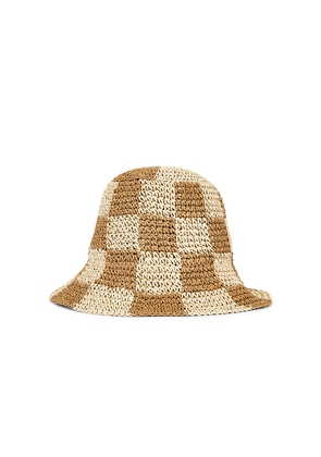 Lovers and Friends Beri Bucket Hat in Neutral.