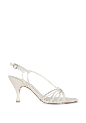 Aeyde knotted strap pumps - White