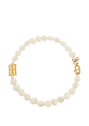 By Malene Birger Herlas Pearl pearl anklet - Gold