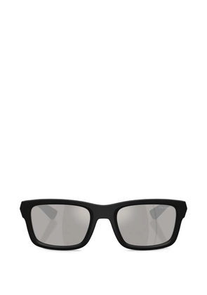 Prada Linea Rossa rectangle-frame sunglasses - Black