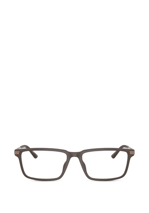 Emporio Armani rectangle glasses - Brown