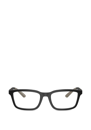 Emporio Armani rectangle-frame glasses - Black