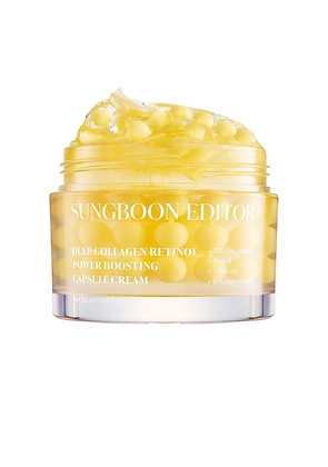 Sungboon Editor Deep Collagen Retinol Power Boosting Capsule Cream in Beauty: NA.
