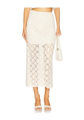 Sabina Musayev Anaya Skirt in Ivory. Size M. Also in L.